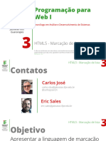 IFPE PWEB1 03 HTML5 2 Marcacao de Lista
