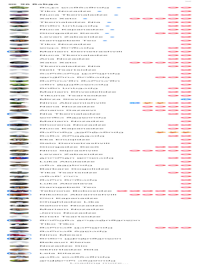 List of Georgian Names and Contacts | PDF