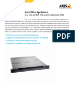 Datasheet Axis Camera Station s2216 Appliance Es ES 411508