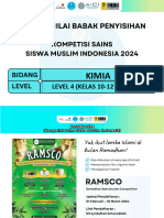 Daftar Semifinalis - Level 4 (10-12 Sma - Ma) - Kimia - Kossmi 2024