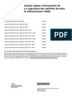 Guia de Início Rápido Da Série de Switches HPE OfficeConnect 1920s-A00003421pt - BR