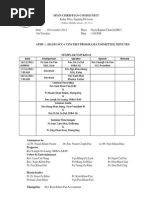 Concert Program Committee 01 Minutes