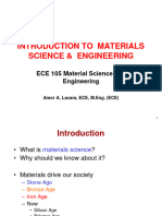 Chapter 1 - INTRODUCTION TO MATERIALS SCIENCE