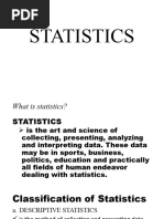 STATISTICS