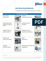 Fike Fiber LHD Cable Mounting Brackets