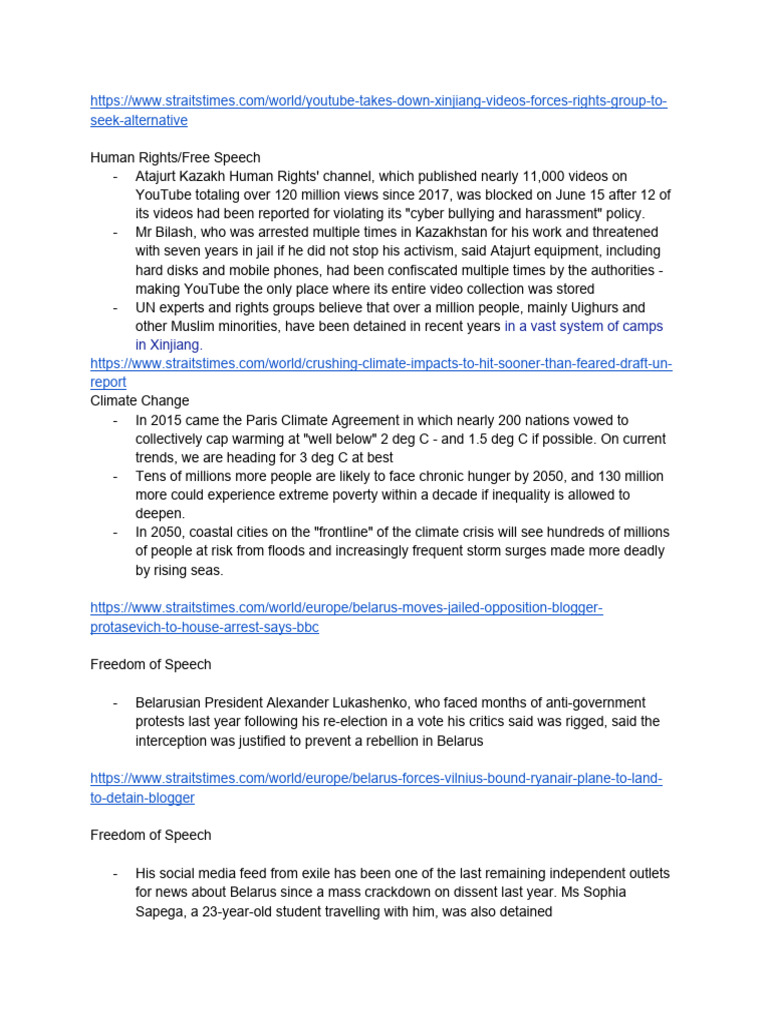 YouTube Blocks Human Rights Videos | PDF | Facebook | Social Media