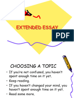 Extended Essay (TLA)