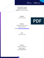 Actividad de Aprendizaje 1 CRECIMIENTO PERSONAL