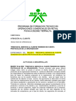 Taller 3 Tecnico en Operaciones Comercial en Retail Atencion Al Cliente 2922082