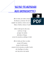 No Te Rindas (Mario Benedetti)