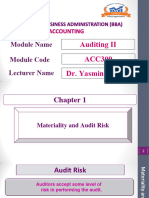 CH - 1 - Materiality and Audit Risk (3 of 3)