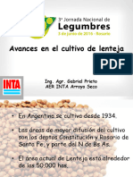 Inta Jornada Legumbres - Actualizacion Lenteja - Gabriel Prieto