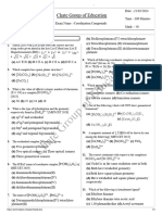 Coordination Compounds