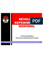 Sarnas Part 3: Presentasi Revolusi Kepemimpinan Nasional UGM - M.Busyro Muqoddas