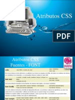 Hojas de Estilo CSS - Atributos