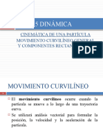 CIV 315-PPT3-Cinemática de Una Partícula Movimiento Curvilinea Componentes Rectangulares