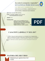 Casacion Laboral N°8321-2017