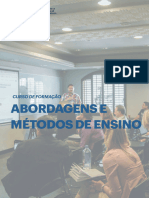 FUC-Cursos Formação-Abordagens e Métodos de Ensino