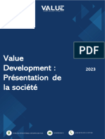 VALUE DEVELOPMENT - Plaquette