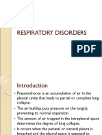 Pneumothorax, COPD, CVDs