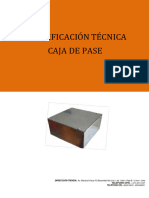 Ficha Tecnica - Cajas de Pase
