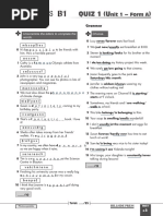 B1 Quiz - Grammar Practice