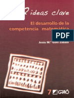 7 Ideas Clave El Desarrollo de La Competencia Matemática - Jesús M. Goñi ZabalaRcap7