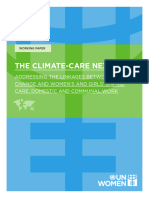 Working Paper The Climate Care Nexus en