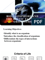 L3 - Bio-Geosphere and The Biotic Factors