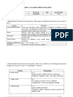 Teaching Pronuniciation - Handout