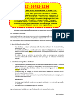 Resolução - (032) 98482-3236 - Roteiro de Aula Prática – Materiais de Construção Mecânica