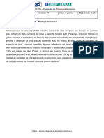 Curso Técnico em Química – UC 09 – Operação de Processos Químicos 