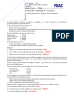 2 AB de Contabilidade de Custos 2023.1 Tipo 3