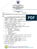 MAPEH 2nd Grading Test