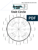 AndyMath Unit Circle Blank