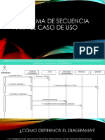 Diagrama de Secuencia para El Caso de Uso