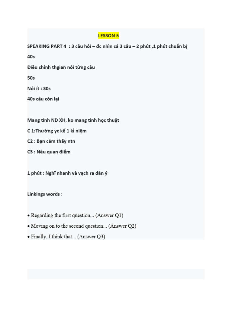 Lesson 5 | PDF