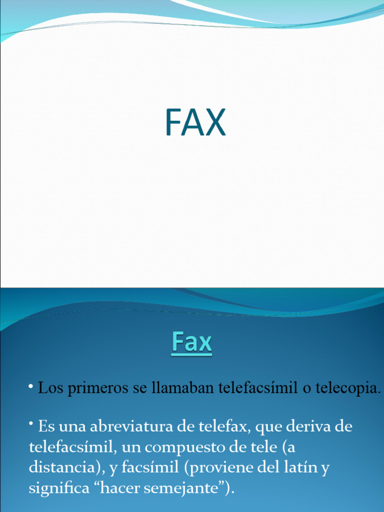 Fax PERICIAS | PDF | Fax | Equipo