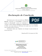 Declaracao de Conclusao - Maria Clara Teixeira Rocha Assinado