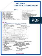 Verb Patterns A2B1