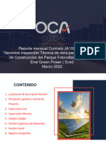 Informe Mensual Marzo - OCA-PV La Loma