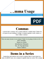 51 Lesson Comma Usage