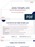 Business Template With Transitions by Slidesgo