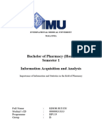 Importance of Information and Statistics in Field of Pharmacy (00000031833)