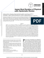 Association Between Bout Duration of Physical.16