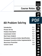 8D Problem solving