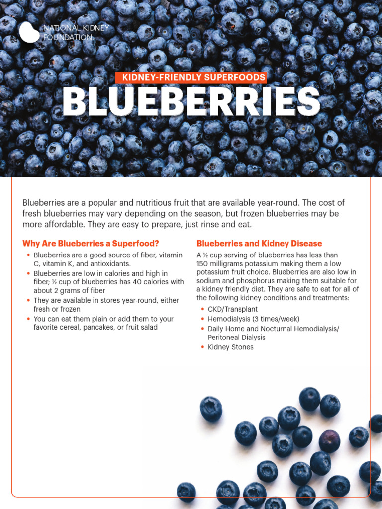 Superfoods Blueberries | PDF