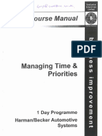 Managing time and priorities