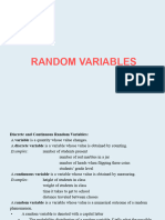 Lecture 6-7 Random Variable