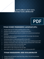 Tugas, Kewajiban, Dan Tata Tertib KKN